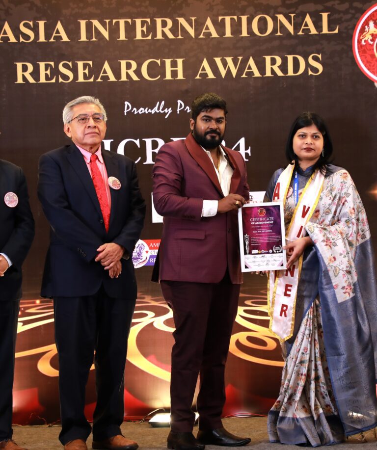 Assoc. Prof. DR. KIRTI NIRMAL has won the Asia’s Best	Article of the year Award in Blood Stream Infections- 2024